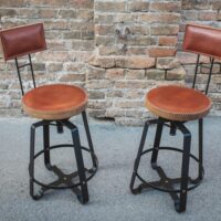 THE CHIEF BARSTOOL/BACK/LEATHER - Bild 3