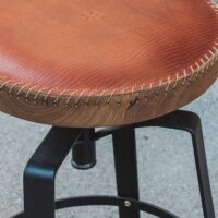 THE CHIEF BARSTOOL/BACK/LEATHER - Bild 4