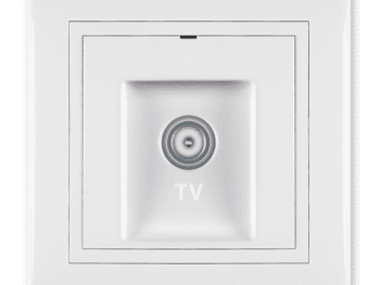 PRESTIGE TV/FM aerial socket för individuella system